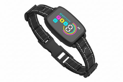 Smart Rechargeable Anti-Bark Dog Collar with HD Display & Waterproof Design